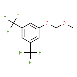 1-(Methoxymethoxy)-3,5-bis(trifluoromethyl)-benzene结构式