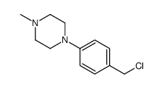 1-[4-(Chloromethyl)phenyl]-4-methylpiperazine Structure