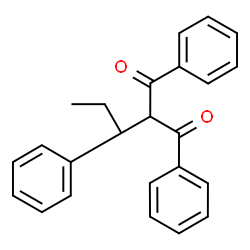 1,3-DIPHENYL-2-(1-PHENYLPROPYL)PROPANE-1,3-DIONE Structure