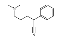 5-(dimethylamino)-2-phenylpentanenitrile结构式