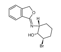 1,2-trans-1,6-cis-2-bromo-6-(1,3-dihydroisobenzofuran-1-ylideneamino)-cyclohexanol Structure