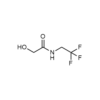 2-Hydroxy-N-(2,2,2-trifluoroethyl)acetamide Structure