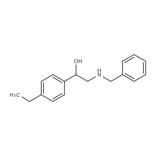 2-(Benzylamino)-1-(4-ethylphenyl)ethan-1-ol structure