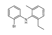 2-bromo-N-(2-ethyl-6-methylphenyl)aniline结构式