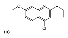 4-Chloro-7-methoxy-2-propylquinoline hydrochloride结构式