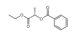 (S)-2-Benzoyloxypropionsaeureethylester结构式