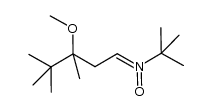 (Z)-N-(3-methoxy-3,4,4-trimethylpentylidene)-2-methylpropan-2-amine oxide Structure