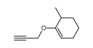 Cyclohexene, 6-methyl-1-(2-propynyloxy)- (9CI) structure