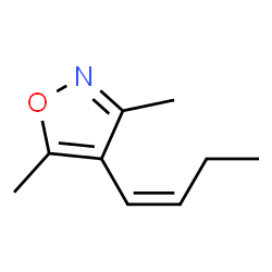 Isoxazole, 4-(1-butenyl)-3,5-dimethyl-, (Z)- (9CI) picture