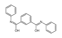 1,3-Benzenedicarboxamide, N,N'-diphenyl-结构式