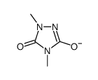 1,4-dimethyl-5-oxo-1,2,4-triazol-3-olate Structure