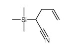 2-trimethylsilylpent-4-enenitrile Structure