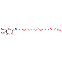 N-Boc-PEG5-alcohol结构式