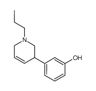 1-propyl-3-(3-hydroxyphenyl)-1,2,3,6-tetrahydropyridine Structure