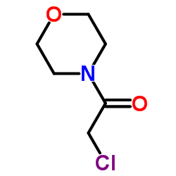 2-Chloro-1-(4-morpholinyl)ethanone structure