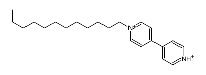 1-dodecyl-4-pyridin-1-ium-4-ylpyridin-1-ium结构式