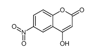 4-hydroxy-6-nitro-2H-chromen-2-one结构式