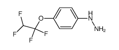 4-(1,1,2,2-tetrafluoroethoxy)phenylhydrazine结构式