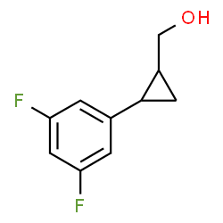 (2-(3,5-difluorophenyl)cyclopropyl)methanol structure