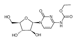 ethyl (1-((2R,3S,4S,5R)-3,4-dihydroxy-5-(hydroxymethyl)tetrahydrofuran-2-yl)-2-oxo-1,2-dihydropyrimidin-4-yl)carbamate Structure