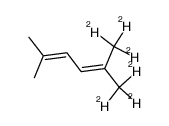 2-methyl-1',1',1'-d3-5-methyl-2,4-hexadiene-1,1,1-d3结构式