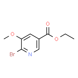 Ethyl 6-bromo-5-methoxypyridine-3-carboxylate picture