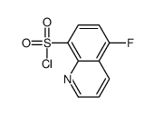 5-FLUORO-8-QUINOLINESULFONYL CHLORIDE Structure