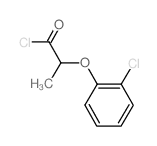 2-(2-Chlorophenoxy)propanoyl chloride Structure