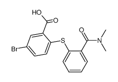 5-Bromo-2-[[2-[(dimethylamino)carbonyl]phenyl]thio] structure