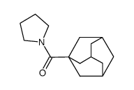 adamantan-1-yl(pyrrolidin-1-yl)methanone Structure