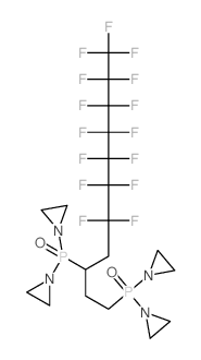 Aziridine,1,1',1'',1'''-[[1-(2,2,3,3,4,4,5,5,6,6,7,7,8,8,8-pentadecafluorooctyl)-1,3-propanediyl]diphosphinylidyne]tetrakis- picture