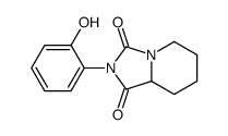 2-(2-hydroxyphenyl)-6,7,8,8a-tetrahydro-5H-imidazo[1,5-a]pyridine-1,3-dione结构式