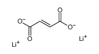 Dilithium (2E)-2-butenedioate结构式