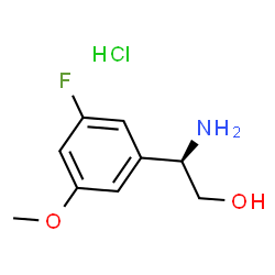 (R)-2-Amino-2-(3-fluoro-5-methoxyphenyl)ethan-1-ol hydrochloride picture