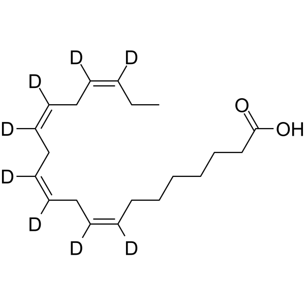 ω-3 Arachidonic Acid-d8 structure