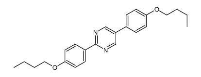 2,5-bis(4-butoxyphenyl)pyrimidine Structure