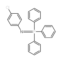 Benzenamine,4-chloro-N-(triphenylphosphoranylidene)-结构式