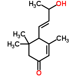 3-oxo-alpha-ionol structure