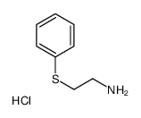 [2-(phenylthio)ethyl]amine hydrochloride结构式