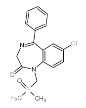 膦西泮结构式