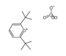 2,6-di(tert-butyl)pyrylium perchlorate Structure
