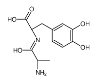 L-Tyrosine, N-L-alanyl-3-hydroxy-结构式