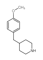 4-[(4-methoxyphenyl)methyl]piperidine Structure