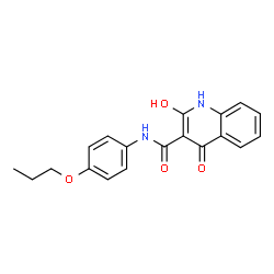 4-hydroxy-2-oxo-N-(4-propoxyphenyl)-1,2-dihydroquinoline-3-carboxamide picture