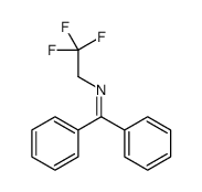 1,1-diphenyl-N-(2,2,2-trifluoroethyl)methanimine Structure