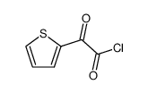 2-Thiopheneacetyl chloride, alpha-oxo- (9CI) structure