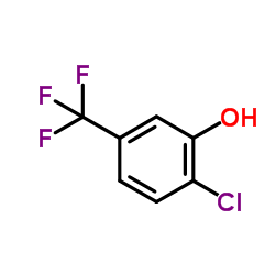 4-氯-3-羟基三氟甲苯结构式