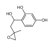 4-[1-Hydroxy-2-(2-methyl-oxiranyl)-ethyl]-benzene-1,3-diol Structure