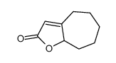 4,5,6,7,8,8a-hexahydrocyclohepta[b]furan-2-one结构式