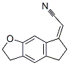 Acetonitrile, (2,3,5,6-tetrahydro-7H-indeno[5,6-b]furan-7-ylidene)- (9CI) Structure